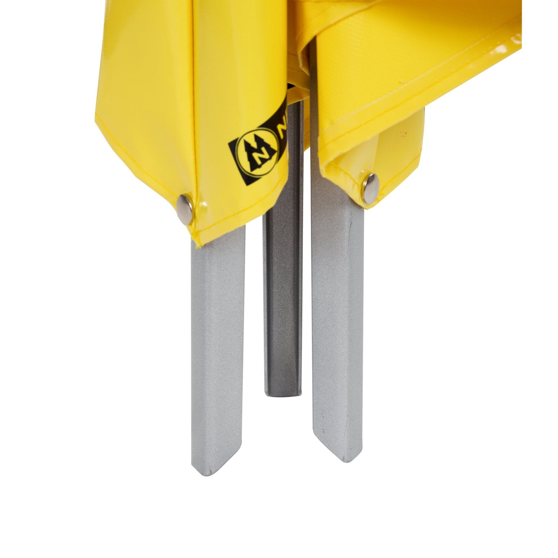 NESTLE Warnpyramide 90 cm, Schaufelmann (VZ123), gelb, mit Feder NESTLE Warnpyramide 90 cm, Schaufelmann (VZ123), gelb, mit Feder
